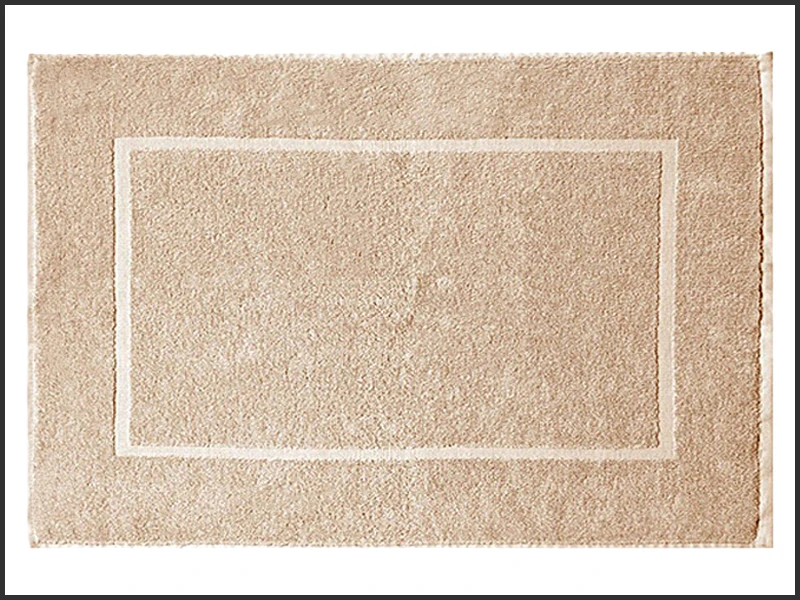 Koupelnová předložka s lemem 50x70cm - krémová