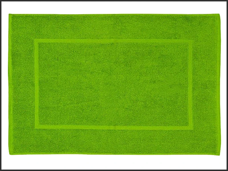 Koupelnová předložka s lemem 50x70cm - světle zelená