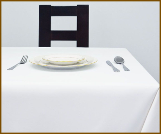 Ubrus ATLAS 38x140cm bílý