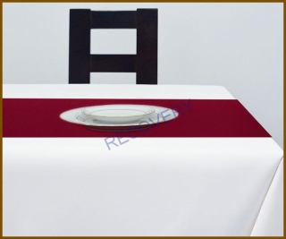 Ubrus ATLAS 38x180cm bordo
