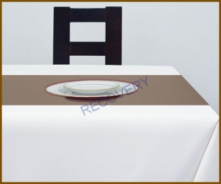 Ubrus ATLAS 38x180cm kakaový