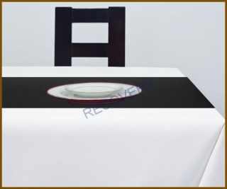 Ubrus ATLAS 38x180cm tmavě šedý