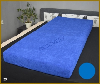 Bavlněné prostěradlo JERSEY 160x200cm - barva 29 královská modrá