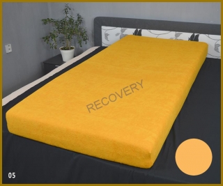Bavlněné prostěradlo JERSEY 70x140cm - barva 05 světle oranžová