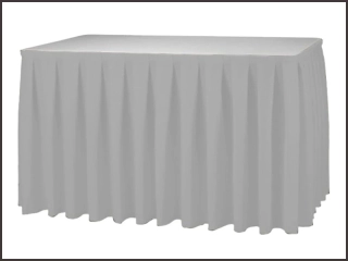 Rautová sukně Rodos-výška 73cm, délka 150cm - světle šedá