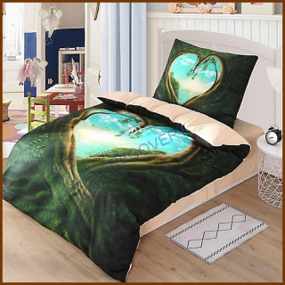 3D povlečení standart - Srdce
