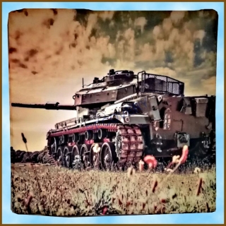 Povlak na polštářek 40x40cm - Tank