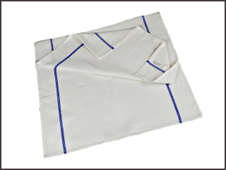 MEDI-TOWEL Ručník kepr 50x100cm - bílý s modrým proužkem