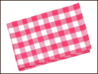 Kuchyňská utěrka KARIN - červená 5ks