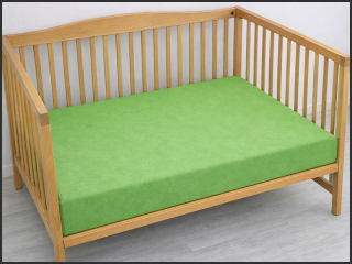 Prostěradlo Jersey PD do postýlky 60x120cm – světle zelené
