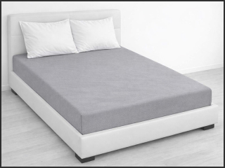 Prostěradlo Jersey PD na jednolůžko 90x200cm – šedé