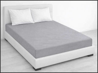 Froté prostěradlo PD na dvojlůžko 180x200cm – šedé