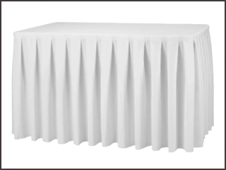 Rautová sukně Panama-výška 73cm, délka 250cm - bílá
