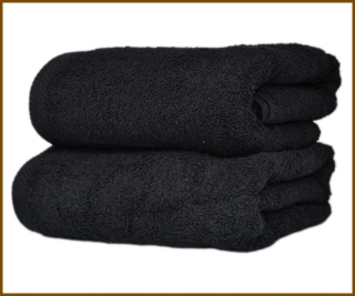 Ručník 30x50cm - černá-30 - 500g/m2
